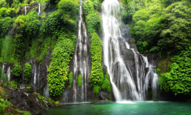The Beauty of Banyumala Twin Waterfalls